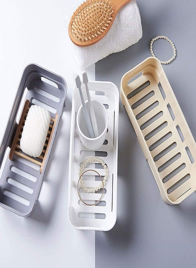 RAIYARAJ Bathroom Shelf No Drill Easy to Installeted Removable Reusable Vacuum Suction Rack Dishwasher Liquid, Brush, Cloth, Soap, Sponge, Heir Oil, etc (3) - Image 4
